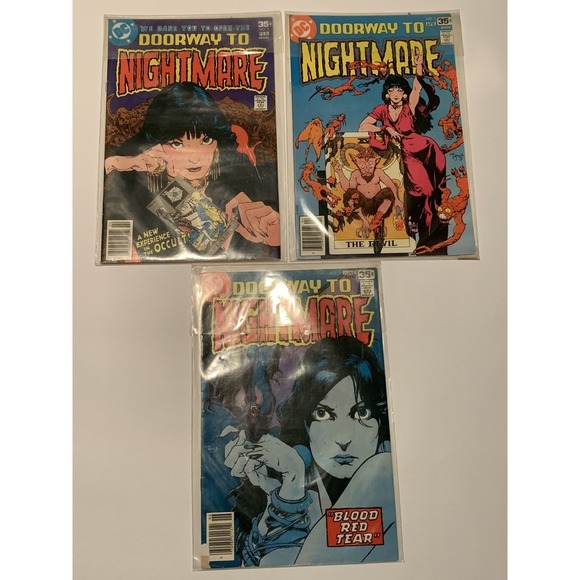 DC Doorway to Nightmare #1 2 3 Madame Xanadu (x3 Vintage Comic Book Lot)